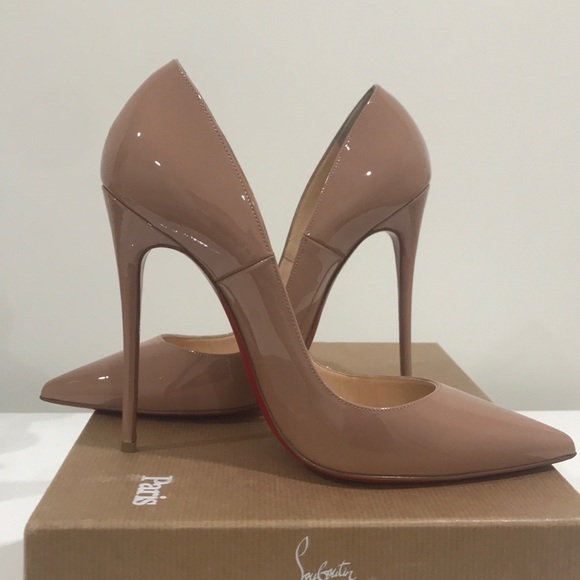 Christian Louboutin So Kate 120 Patent Nude 37 - Picture 4 of 8